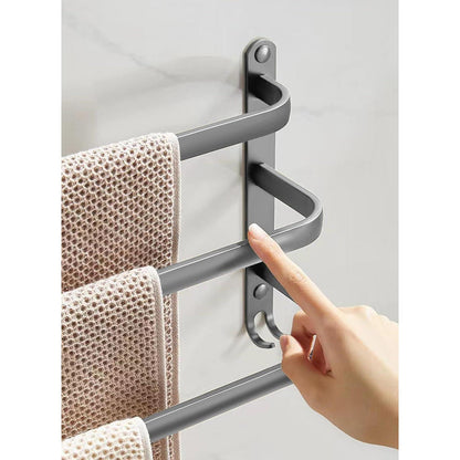 Handtuchhalter 60cm ohne Bohren, Grau – Modernes Badezimmer Zubehör