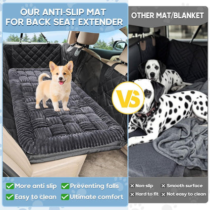 Hundebett Auto Rückbank – Weich, Rutschfest & Komfortabel 127x62.5cm