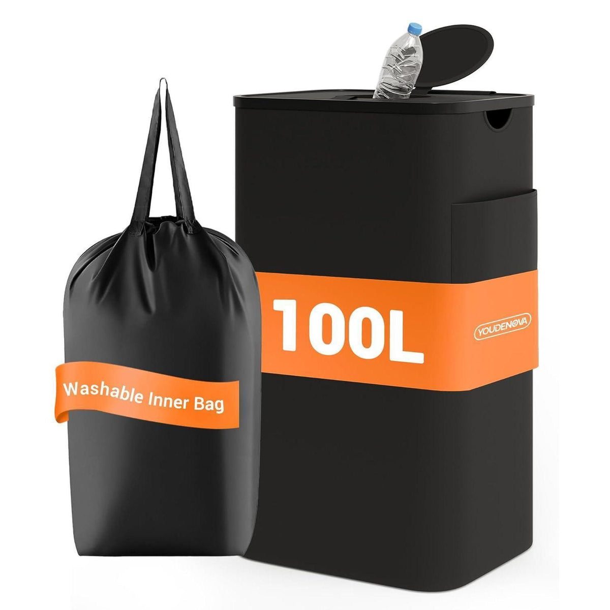 100L Pfandflaschen Sammelbehälter mit Deckel & Geruchsdicht