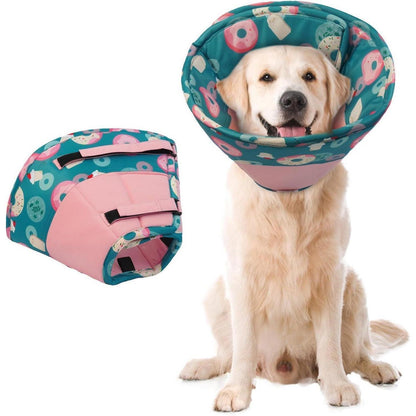 Hundekragen Leckschutz Rosa XL - Weiche Halskrause nach OP