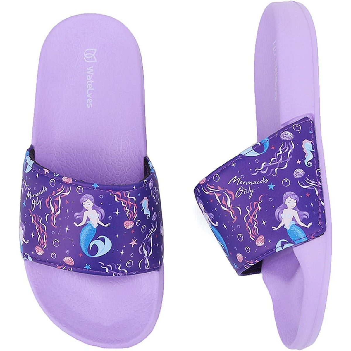 Kinder Badeschuhe Lila Meerjungfrau rutschfest Gr. 26/27