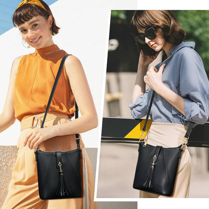 Umhängetasche Damen Leder Crossbody Schultertasche