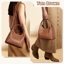 TIAASTAP Damen Handtasche Vintage Ledertasche Hobo Bag