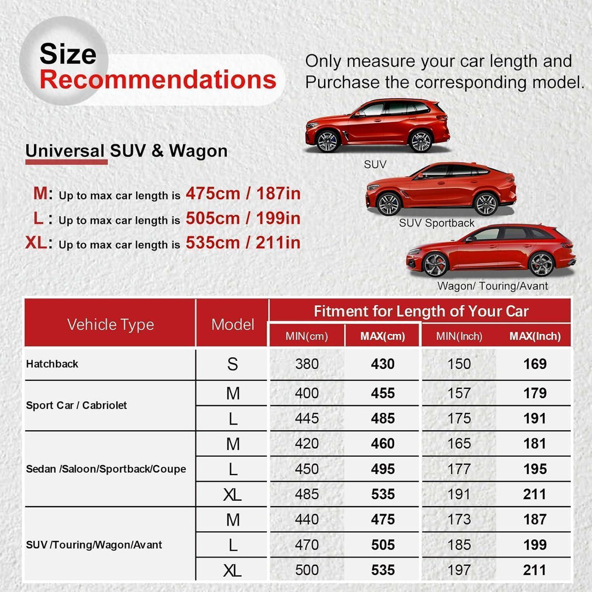 Premium Autoabdeckung Innen Stretch SUV | Atmungsaktiv & Staubdicht