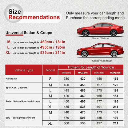 Premium Autoabdeckung Innen Stretch Limousine M