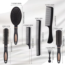 7-teiliges Haarbürsten Set für Damen und Herren