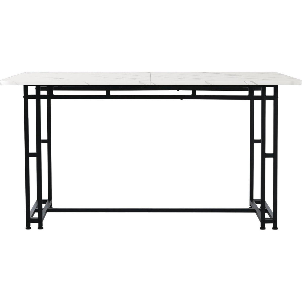 Esstisch Set Schwarz mit 4 Stühlen – Modernes Esszimmer
