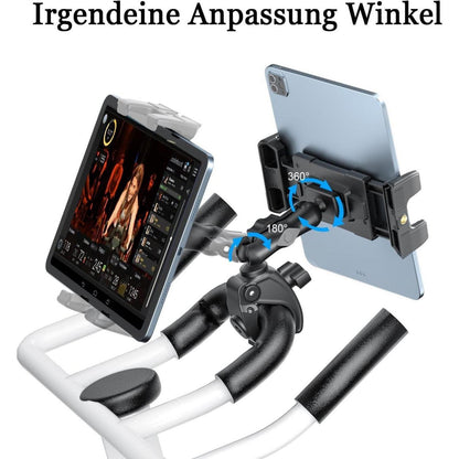 Tablet Halter für Laufband & Mikrofonständer – 360° Einstellbar