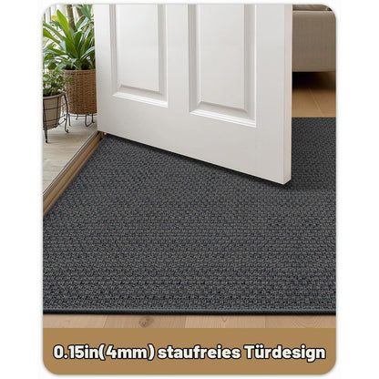 Fußmatte Innen Dunkelgrau 122x183cm – Schmutzfangmatte für Küche & Eingang