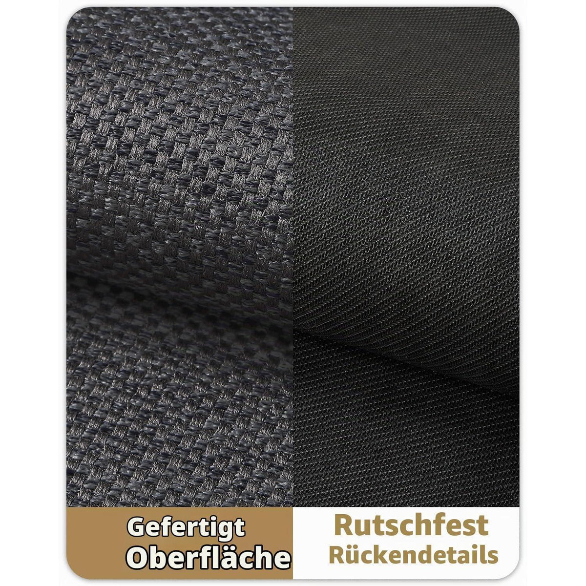 Fußmatte Innen Dunkelgrau 122x183cm – Schmutzfangmatte für Küche & Eingang