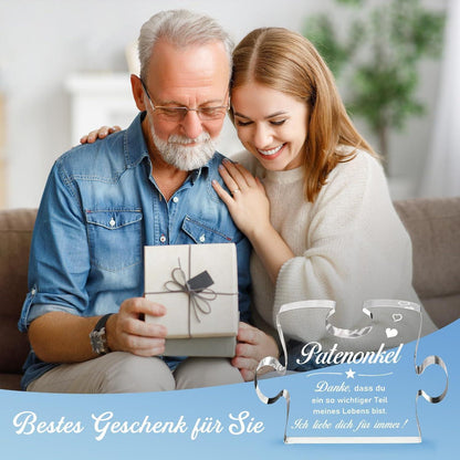 Acryl Puzzle für Patenonkel – Hochwertiges Dankeschön Geschenk