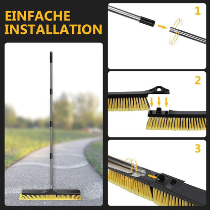Masthome Straßenbesen mit 60cm Bürstenkopf und