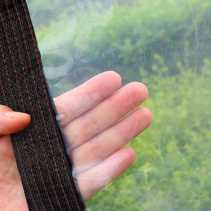 Transparente Abdeckplane 2.5x2m mit Ösen – Wasserdicht & Wetterfest