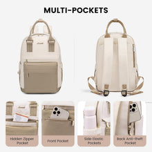 Schulrucksack Mädchen 14 Zoll Laptop Backpack Damen Khaki