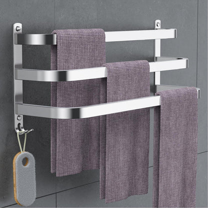60cm Handtuchhalter Silber Ohne Bohren – Modernes Badezimmer Set