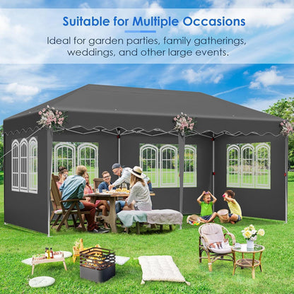 3x6 Faltpavillon Wasserdicht & Stabil – Partyzelt für Garten & Events