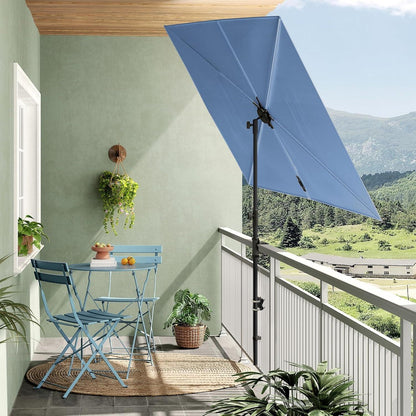 Grand patio Sonnenschirm Balkon Rippen Gartenschirm Terrasse
