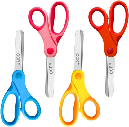 Kinder Sicherheitsschere Set mit Soft-Grip, abgerundete Spitzen