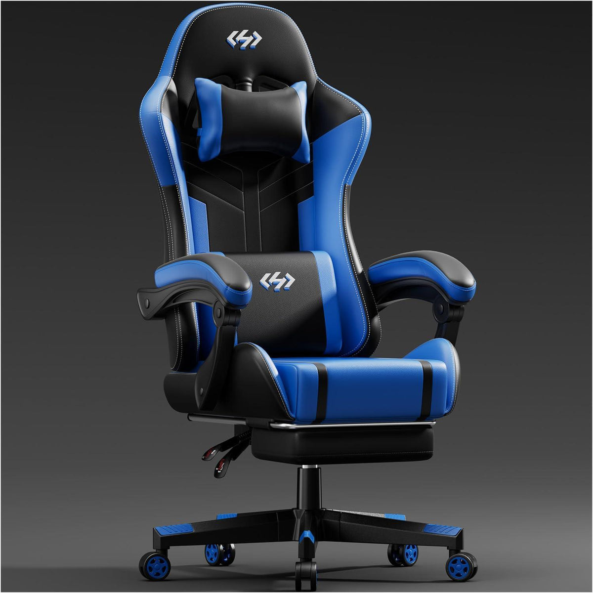 Ergonomischer Gaming Stuhl mit Kopfstütze und
