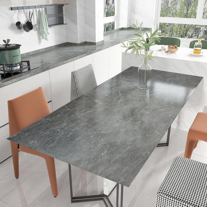 Vinylfolie Marmoroptik Grau 81,3 x 800,1 cm wasserdicht