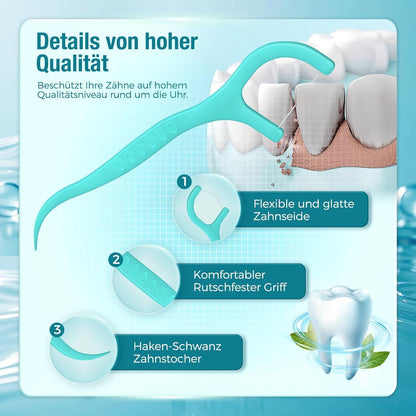 Dental Floss Sticks Zahnseide Zahnstocher Interdental