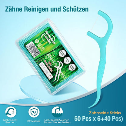Dental Floss Sticks Zahnseide Zahnstocher Interdental
