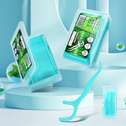 Zahnseide Sticks 340 Stück Zahn Draht Zahnpflege Interdental Flossers Y-Form