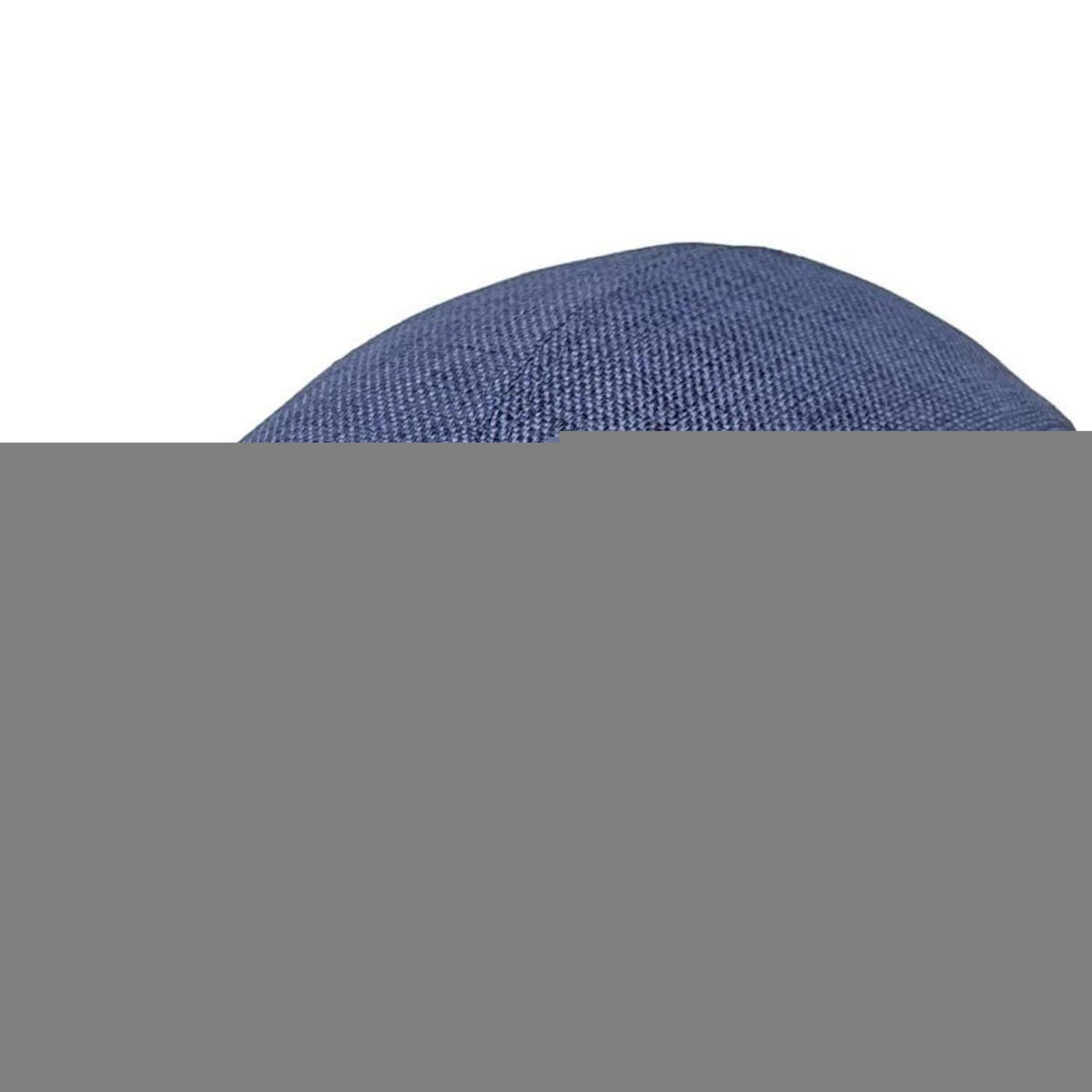 Schiebermütze Herren Baumwolle Leinen Blau - Gatsby Flatcap Größe L