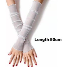 3er-Set Damen Armstulpen Spitze, kühlender Sonnenschutz
