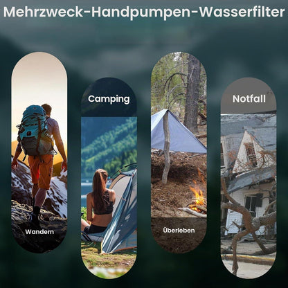 Wasserfilter Outdoor Survival – 8000L Kapazität, Grün