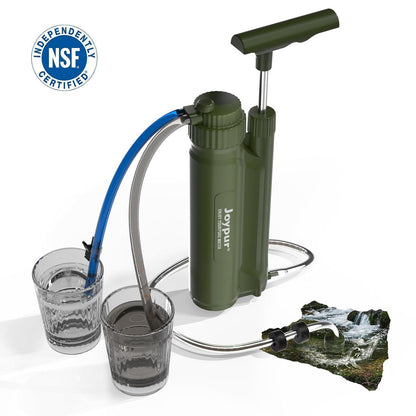 Wasserfilter Outdoor Survival – 8000L Kapazität, Grün