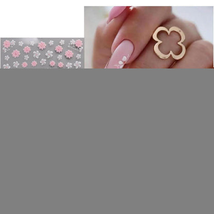 Nagelsticker Blume 9 Blatt – Floral Nail Art Aufkleber