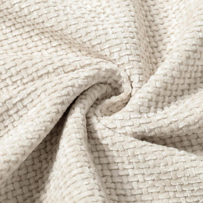 Chenille Kissenbezüge 60x60 - 2er Set Beige