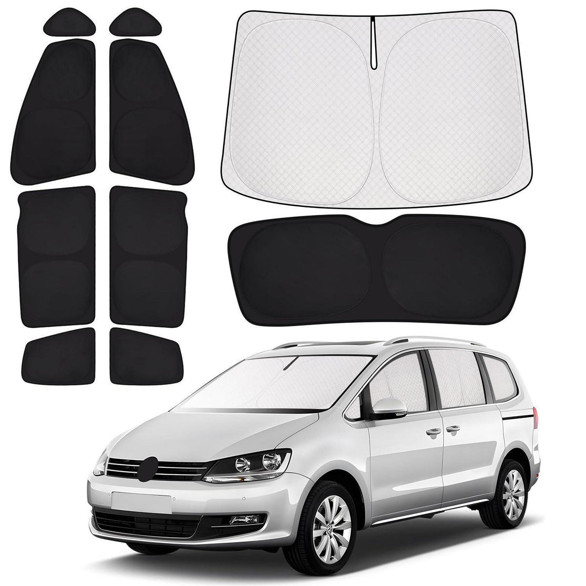 Auto Sonnenschutz für VW Sharan 2010-2020 – Vollständiger Satz