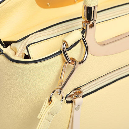 Schwarze Miss Lulu Handtasche Damen Blumen Retro in Lederoptik