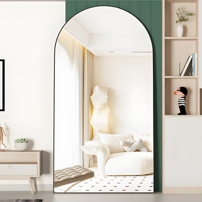 Großer Bogen-Bodenspiegel 198x96cm – Freistehend & Wandmontage