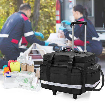 Medizinische Tasche mit Trolley – Erste Hilfe für Pflege & Ärzte