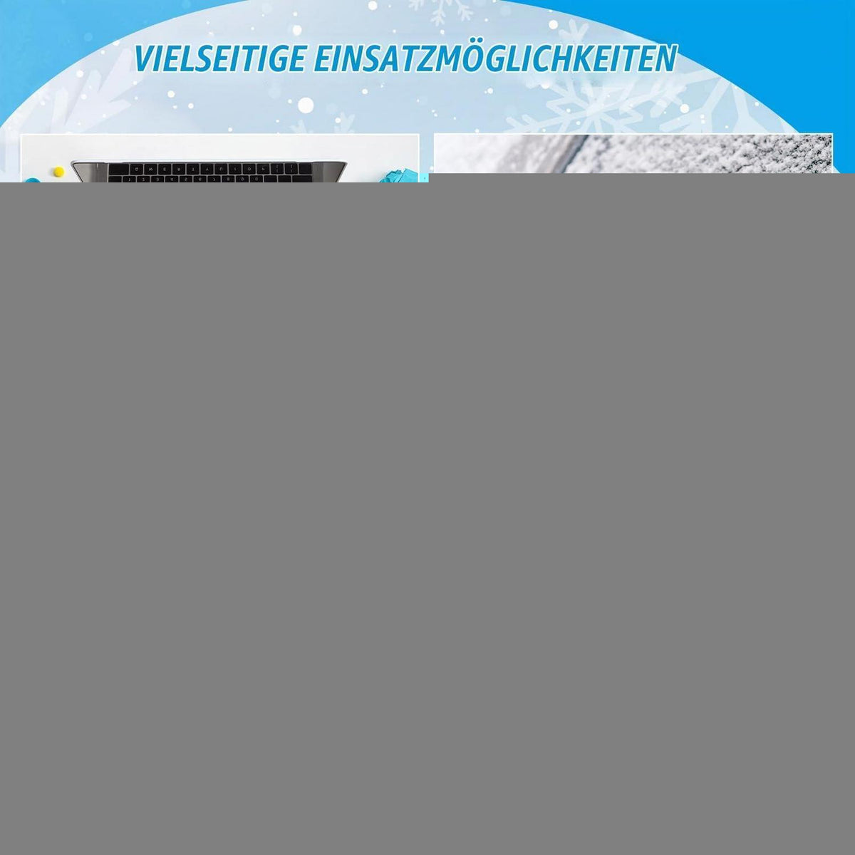 Fingerlose Handschuhe 4 Paar Thermo Strickhandschuhe Winter Damen Herren