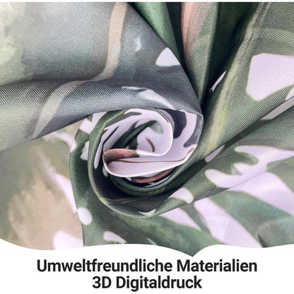 Berge Duschvorhang 180x200cm mit 12 Haken & Beschwerter Saum