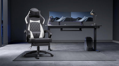 Gaming Stuhl mit Lendenwirbelstütze und