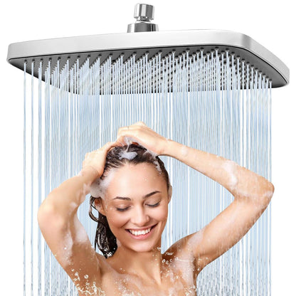 Regendusche 12 Zoll Edelstahl 304, Selbstreinigend & Hochdruck