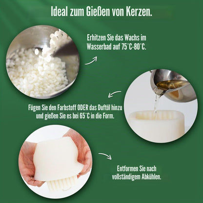 Natürliches Sojawachs für Kerzen – 20kg Granulat zum Gießen