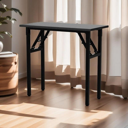 Klapptisch 80 cm Schwarz - Tragbarer