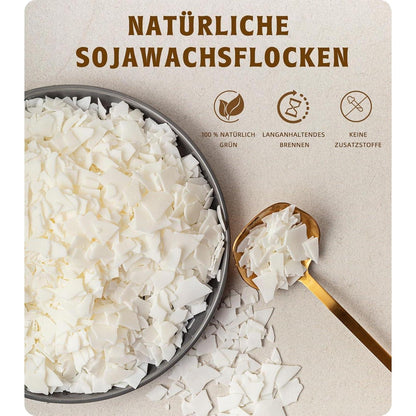 Sojawachs Flocken für Kerzen 15kg - 100% Natürlich & Biologisch