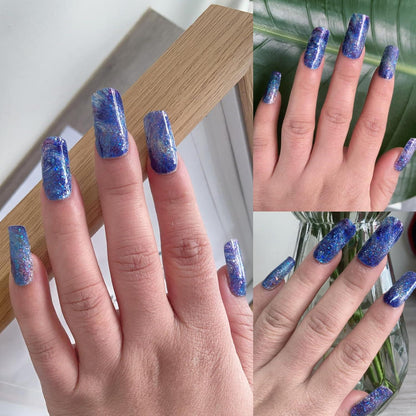 UV Nagelfolien Sky Blue 2 - Gel Nail Wraps