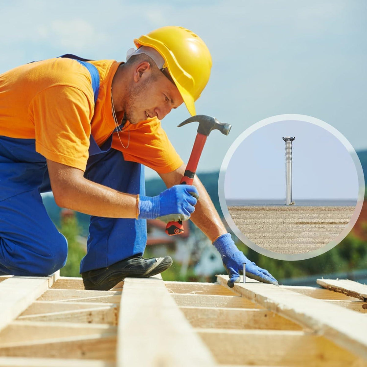 120x 20mm Stahlnägel für Beton & Holz – Bilder aufhängen