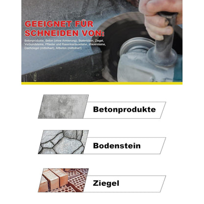 Diamanttrennscheibe 230mm M14 für Stein & Beton