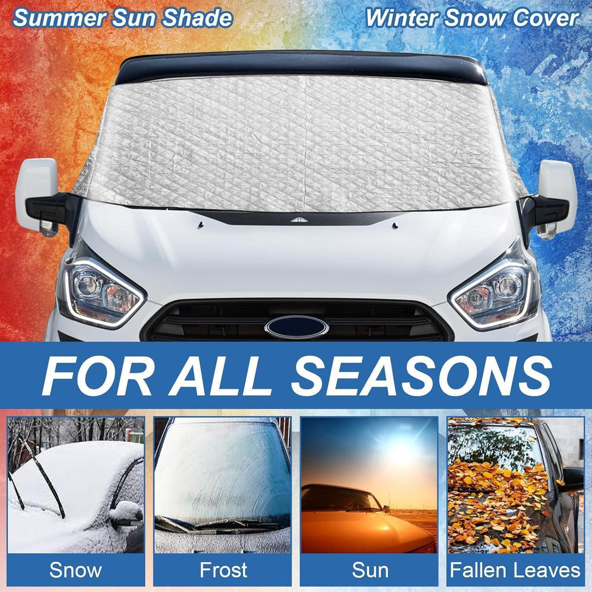 Windschutzscheibenabdeckung für Ford Transit Custom & Tourneo