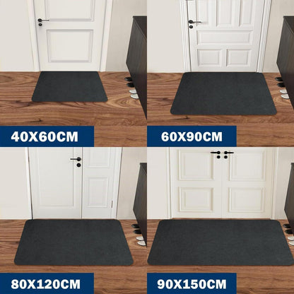 Schmutzfangmatte 90x200cm - Superdünn & Saugfähig für Innenräume