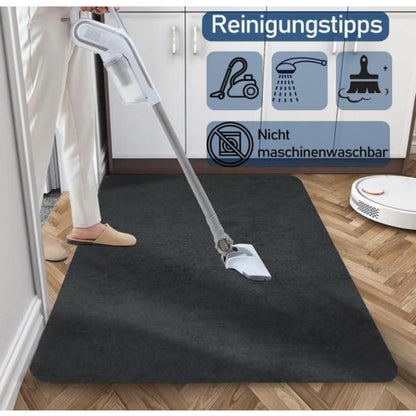 Schmutzfangmatte 90x200cm - Superdünn & Saugfähig für Innenräume